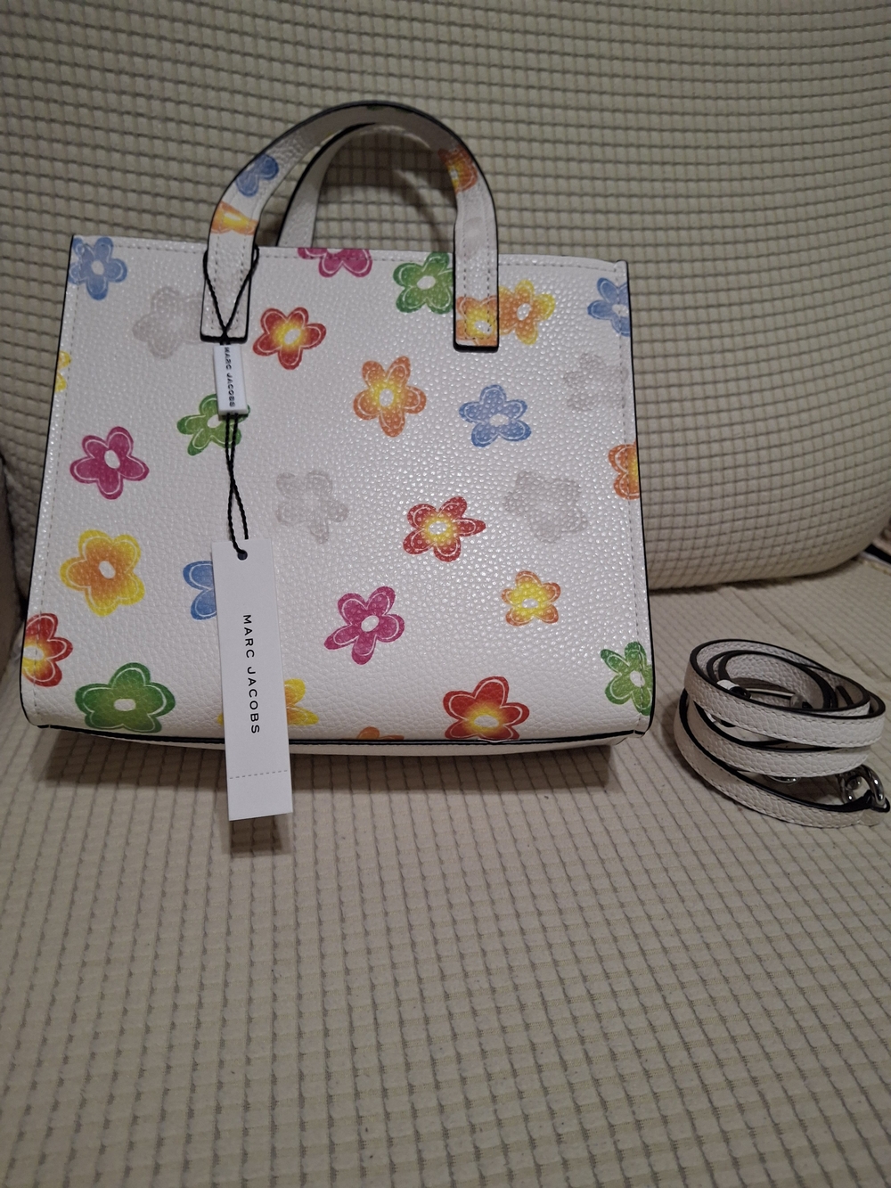 Marc Jacobs Daisy Leather Mini Grind Tote Bag. - Picture 4 of 10